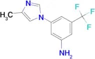 3-(4-Methyl-1H-imidazol-1-yl)-5-(trifluoromethyl)aniline
