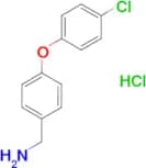 (4-(4-Chlorophenoxy)phenyl)methanamine hydrochloride