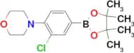 4-(2-Chloro-4-(4,4,5,5-tetramethyl-1,3,2-dioxaborolan-2-yl)phenyl)morpholine