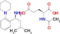 (S)-3-Methyl-1-(2-(piperidin-1-yl)phenyl)butan-1-amine (S)-2-acetamidopentanedioate
