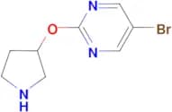 5-Bromo-2-(pyrrolidin-3-yloxy)pyrimidine