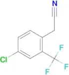 2-(4-Chloro-2-(trifluoromethyl)phenyl)acetonitrile