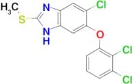 6-Chloro-5-(2,3-dichlorophenoxy)-2-(methylthio)-1H-benzo[d]imidazole
