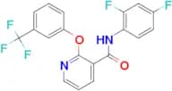 N-(2,4-Difluorophenyl)-2-(3-(trifluoromethyl)phenoxy)nicotinamide