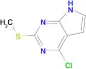 4-Chloro-2-(methylthio)-7H-pyrrolo[2,3-d]pyrimidine