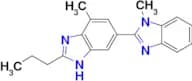 2-n-Propyl-4-methyl-6-(1-methylbenzimidazole-2-yl)benzimidazole