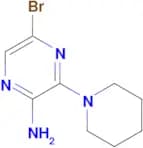 2-Amino-5-bromo-3-piperidin-1-ylpyrazine