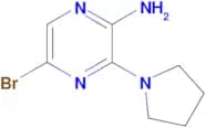 2-Amino-5-bromo-3-pyrrolidin-1-ylpyrazine