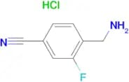 4-(Aminomethyl)-3-fluorobenzonitrile hydrochloride