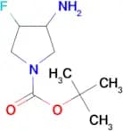 tert-Butyl 3-Amino-4-fluoropyrrolidine-1-carboxylate