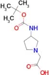 (3-tert-Butoxycarbonylamino-pyrrolidin-1-yl)-acetic acid
