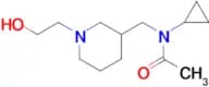 N-Cyclopropyl-N-[1-(2-hydroxy-ethyl)-piperidin-3-ylmethyl]-acetamide