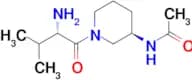 N-[(R)-1-((S)-2-Amino-3-methyl-butyryl)-piperidin-3-yl]-acetamide