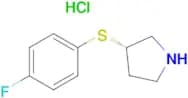 (S)-3-(4-Fluoro-phenylsulfanyl)-pyrrolidine hydrochloride