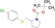 2-(4-Chloro-phenylsulfanylmethyl)-pyrrolidine-1-carboxylic acid tert-butyl ester