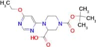 4-(6-Ethoxy-pyrimidin-4-yl)-piperazine-1,3-dicarboxylic acid 1-tert-butyl ester