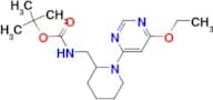 [1-(6-Ethoxy-pyrimidin-4-yl)-piperidin-2-ylmethyl]-carbamic acid tert-butyl ester