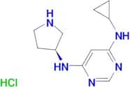 N-Cyclopropyl-N’-(S)-pyrrolidin-3-yl-pyrimidine-4,6-diamine hydrochloride