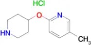 5-Methyl-2-(piperidin-4-yloxy)-pyridine hydrochloride