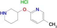 5-Methyl-2-(piperidin-3-yloxy)-pyridine hydrochloride
