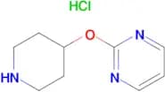 2-(Piperidin-4-yloxy)-pyrimidine hydrochloride