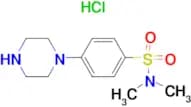 N,N-dimethyl-4-(piperazin-1-yl)benzenesulfonamide hydrochloride