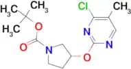 (R)-3-(4-Chloro-5-methyl-pyrimidin-2-yloxy)-pyrrolidine-1-carboxylic acid tert-butyl ester