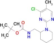 [1-(4-Chloro-5-methyl-pyrimidin-2-yl)-piperidin-2-ylmethyl]-carbamic acid tert-butyl ester