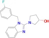 (S)-1-[1-(3-Fluoro-benzyl)-1H-benzoimidazol-2-yl]-pyrrolidin-3-ol