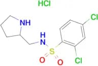 2,4-Dichloro-N-pyrrolidin-2-ylmethyl-benzenesulfonamide hydrochloride