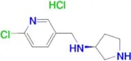 (6-Chloro-pyridin-3-ylmethyl)-(S)-pyrrolidin-3-yl-amine hydrochloride