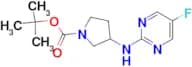 3-(5-Fluoro-pyrimidin-2-ylamino)-pyrrolidine-1-carboxylic acid tert-butyl ester