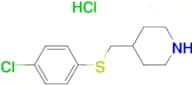 4-(4-Chloro-phenylsulfanylmethyl)-piperidine hydrochloride