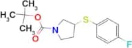 (R)-3-(4-Fluoro-phenylsulfanyl)-pyrrolidine-1-carboxylic acid tert-butyl ester