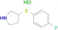 (R)-3-(4-Fluoro-phenylsulfanyl)-pyrrolidine hydrochloride