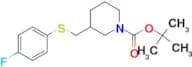 3-(4-Fluoro-phenylsulfanylmethyl)-piperidine-1-carboxylic acid tert-butyl ester