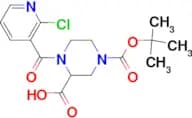 4-(2-Chloro-pyridine-3-carbonyl)-piperazine-1,3-dicarboxylic acid 1-tert-butyl ester