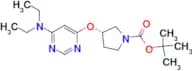 (S)-3-(6-Diethylamino-pyrimidin-4-yloxy)-pyrrolidine-1-carboxylic acid tert-butyl ester