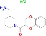 (3-Aminomethyl-piperidin-1-yl)-(2,3-dihydro-benzo[1,4]dioxin-2-yl)-methanone hydrochloride