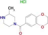 (2,3-Dihydro-benzo[1,4]dioxin-6-yl)-(3-methyl-piperazin-1-yl)-methanone hydrochloride