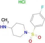 [1-(4-Fluoro-benzenesulfonyl)-piperidin-4-yl]-methyl-amine hydrochloride