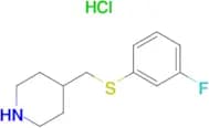 4-(3-Fluoro-phenylsulfanylmethyl)-piperidine hydrochloride