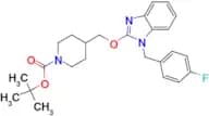 4-[1-(4-Fluoro-benzyl)-1H-benzoimidazol-2-yloxymethyl]-piperidine-1-carboxylic acid tert-butyl est…