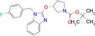 (R)-3-[1-(4-Fluoro-benzyl)-1H-benzoimidazol-2-yloxy]-pyrrolidine-1-carboxylic acid tert-butyl ester