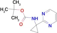 tert-Butyl N-[1-(pyrimidin-2-yl)cyclopropyl]carbamate