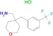 (4-[3-(Trifluoromethyl)phenyl]methyloxan-4-yl)methanamine hydrochloride
