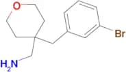 4-[(3-Bromophenyl)methyl]oxan-4-ylmethanamine