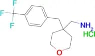 (4-[4-(Trifluoromethyl)phenyl]methyloxan-4-yl)methanamine hydrochloride