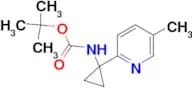 tert-Butyl N-[1-(5-methylpyridin-2-yl)cyclopropyl]carbamate