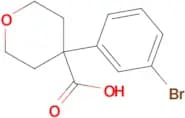 4-(3-Bromophenyl)oxane-4-carboxylic acid